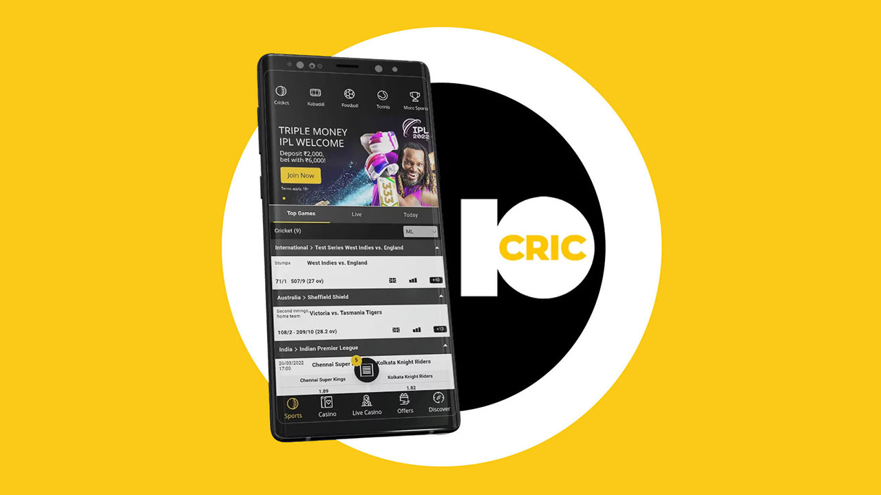 10Cric is Popular in India