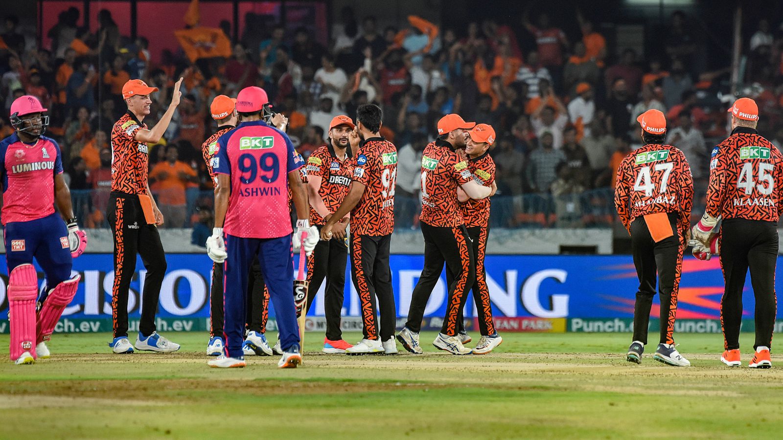 Sunrisers Hyderabad vs Rajasthan Royals Match Scorecard